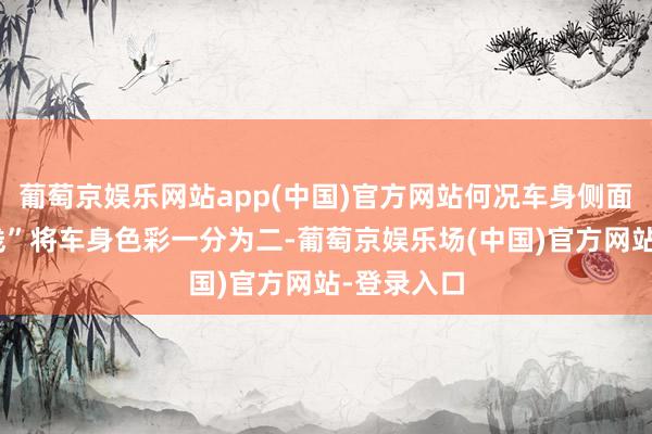 葡萄京娱乐网站app(中国)官方网站何况车身侧面的“天空线”将车身色彩一分为二-葡萄京娱乐场(中国)官方网站-登录入口